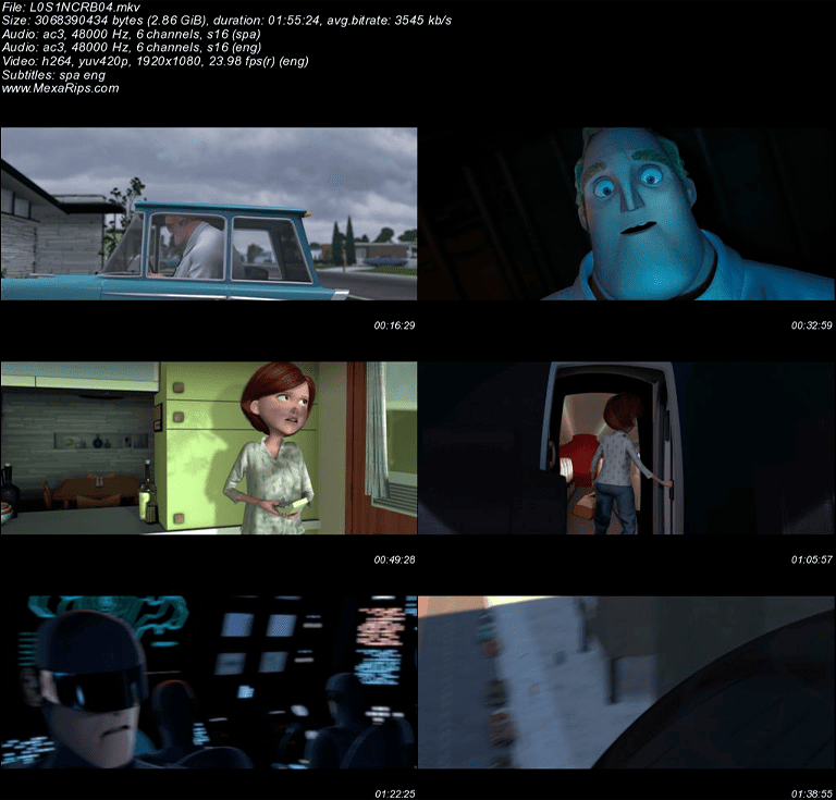 Los increíbles (2004) CAPTURAS Los increíbles (2004)