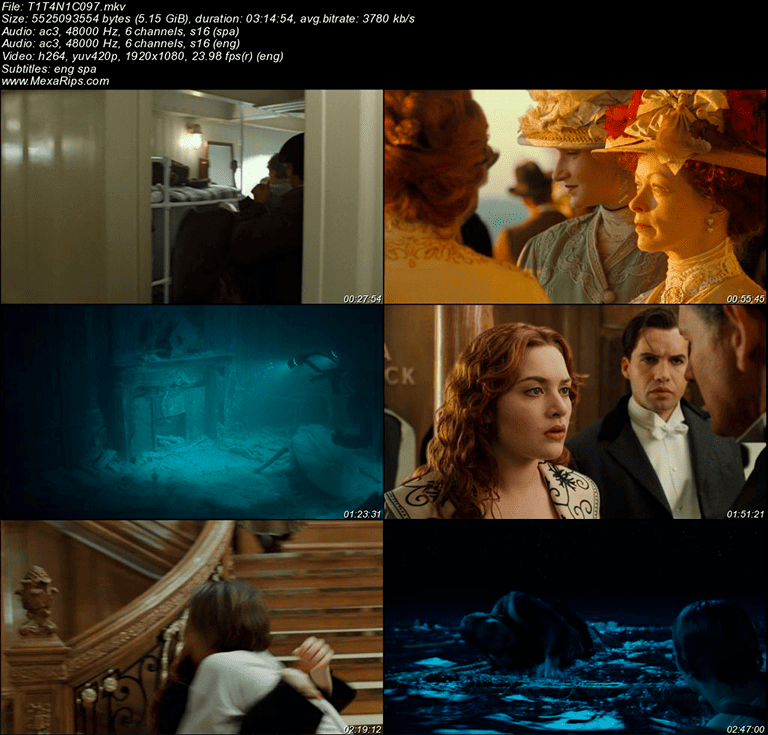 Titanic (1997) CAPTURAS Titanic (1997)